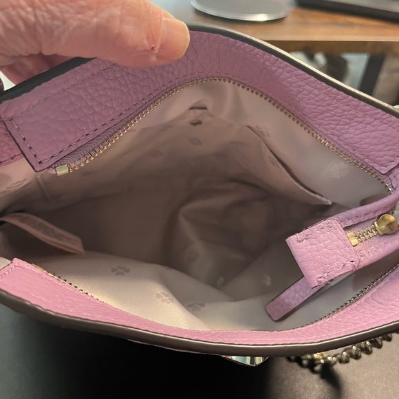 Kate Spade Lilac Textured Shoulder Bag/Crossbody. NWOT - Picture 9 of 11